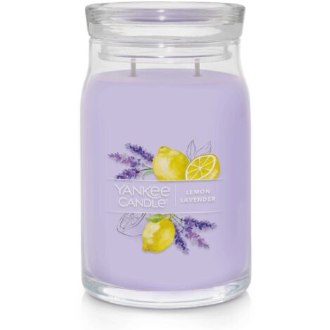 Yankee candle - lemon lavender signature candle citron s levanduli - vonna svicka 5670g