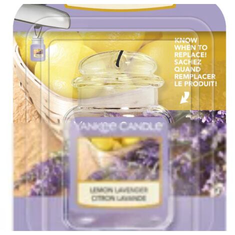 YANKEE CANDLE PROFUMO PER AUTO CAR JAR ULTIMATE LEMON LAVENDER