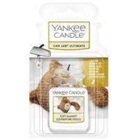 YANKEE CANDLE PROFUMO PER AUTO CAR JAR ULTIMATE SOFT BLANCHET ACCESSORI AUTO
