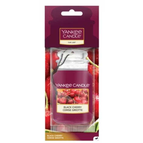 YANKEE CANDLE PROFUMO PER AUTO SINGLE CAR JAR BLACK CHERRY