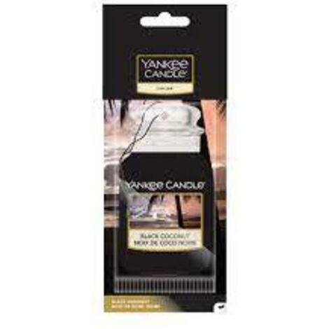 YANKEE CANDLE PROFUMO PER AUTO SINGLE CAR JAR BLACK COCONUT
