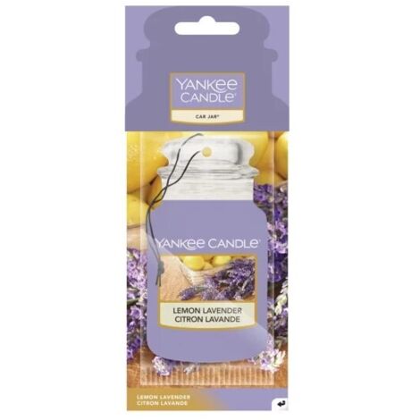 YANKEE CANDLE PROFUMO PER AUTO SINGLE CAR JAR LEMON LAVENDER