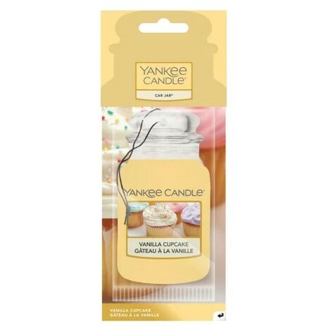 YANKEE CANDLE PROFUMO PER AUTO SINGLE CAR JAR VANILLA CUPCAKE