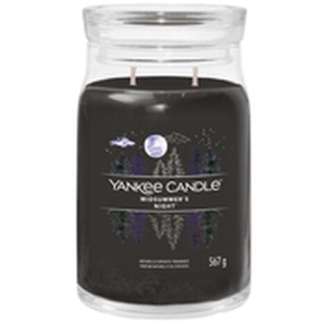 YANKEE CANDLE SIGNATURE BOUGIE PARFUMÉE  GRANDE BOUGIE EN POT AVEC DOUBLE MÈCHE  MÉLANGE DE CIRE DE SOJA