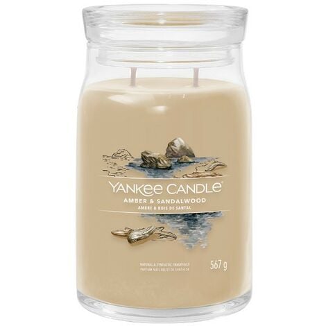 Amber & Sandalwood Candela grande Signature - Candele grandi Signature