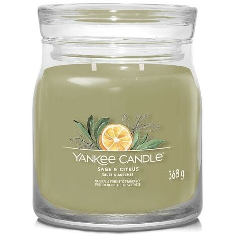 Giara Media Signature Black Tea & Lemon Yankee Candle – Mondo Verde Garden