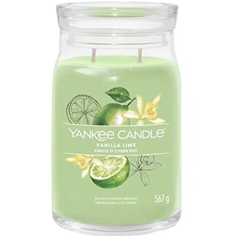 YANKEE CANDLE SIGNATURE CANDLE BOUGIE PARFUMÉE  GRANDE BOUGIE EN POT À DOUBLE MÈCHE  MÉLANGE DE CIRE DE SOJA À COMBUSTION LONG