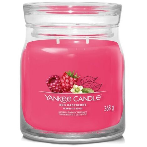 YANKEE CANDLE signature giara media red raspberry