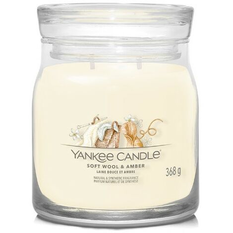 YANKEE CANDLE Signature Giara Media Soft Wool Amber