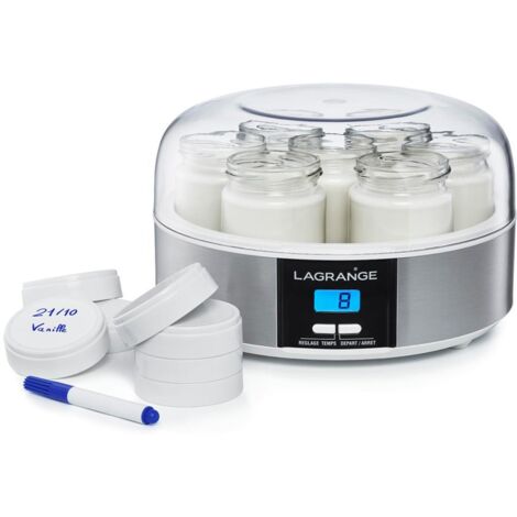Yaourtière 7 pots de 150ml 13w - Lagrange - 439101