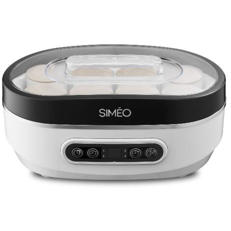 yaourtière 8 pots multi-préparations - yva640 - simeo