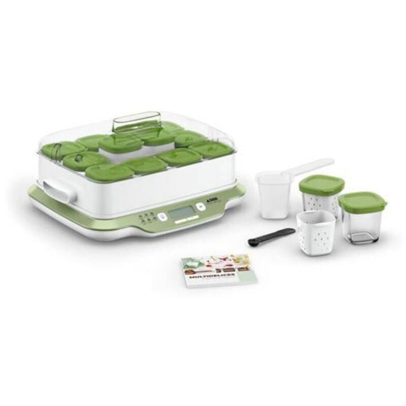 Yaourtière Seb 12 pots Multi Delices Express et Vegetal YG661310 Vert