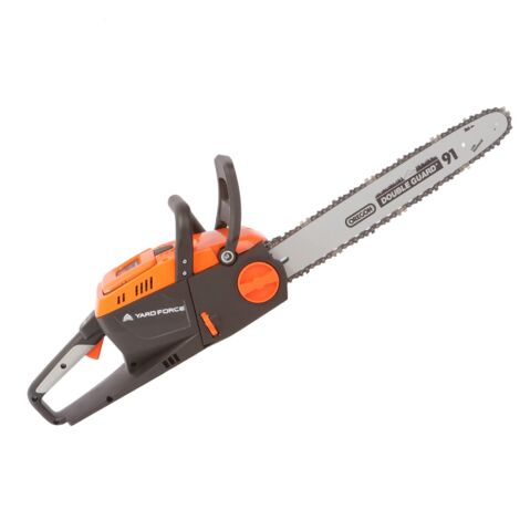 Yard Force Motosega a barra Oregon da 40 V, senza fili, 35 cm, parte della gamma GR 40, solo corpo, LS G35W, arancione