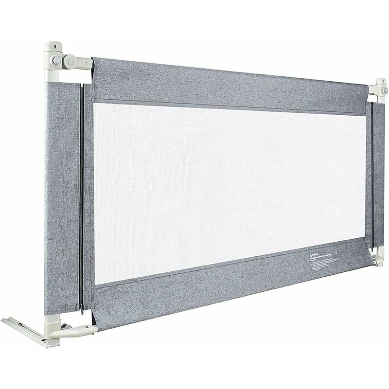 Yardin - Barrière de lit pour tout-petits, barrière de lit pour enfant, barrière de lit pour bébé à levage vertical pour tout-petits, bébés et