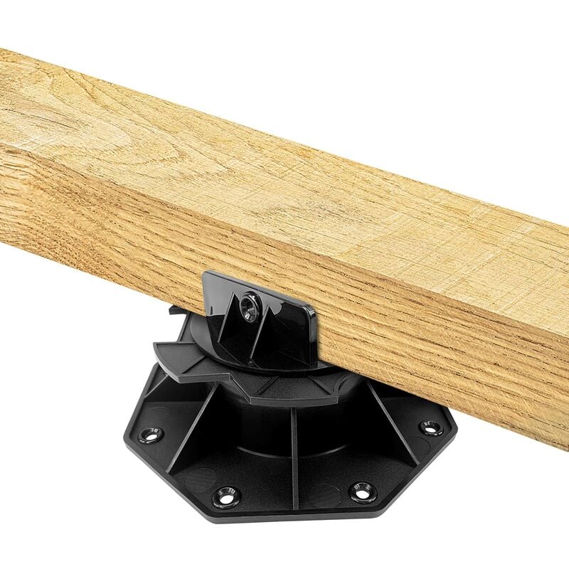 Yardin - Palier de terrasse réglable en hauteur Palier de poutre réglable Palier de terrasse pour sous-construction de planches de terrasse, dalles