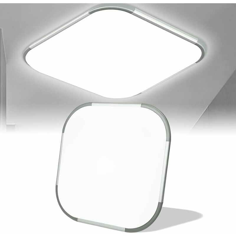 Plafonnier led avec détecteur de mouvement, plafonnier led avec capteur radar IP44 pour couloir, salon, chambre, salle de bain, balcon, entrée - 30 x