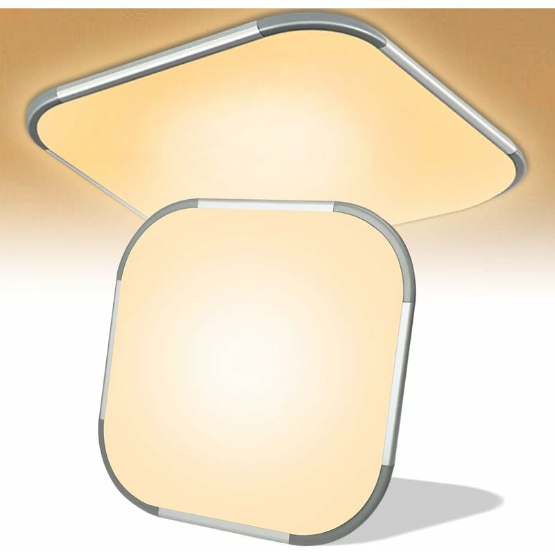 YARDIN Plafonnier LED avec détecteur de mouvement, plafonnier LED avec capteur radar IP44 pour couloir, salon, chambre, salle de bain, balcon, entrée