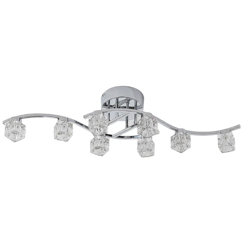 

Yaro - lámpara LED de techo atenuable, 8 brazos