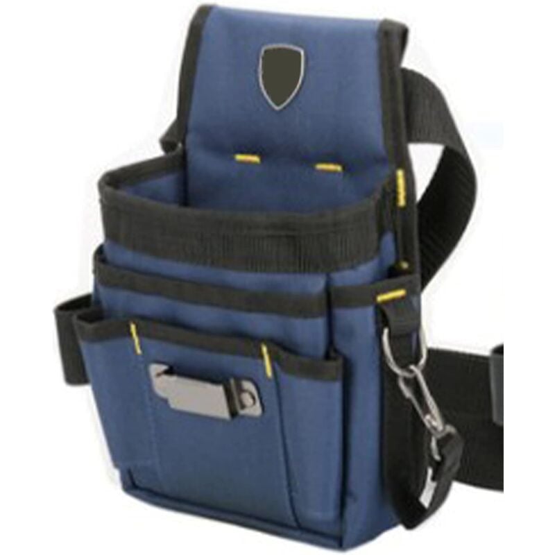 Yarona - Sac de ceinture à outils en toile robuste - 8 poches pour hommes - Sac de travail multifonctionnel - Pour artisans, électriciens,