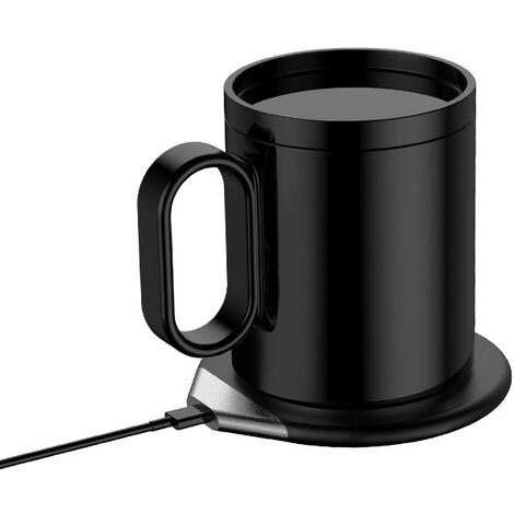 Yarona Tasse à eau en céramique thermostatique noire 55 tasse à eau à isolation automatique chauffe-eau électrique