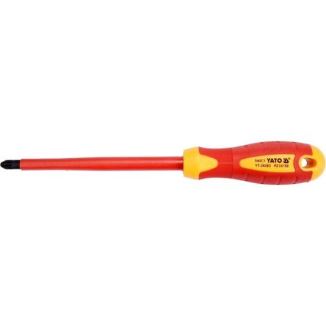 YATO 1000V ISOLIERTER SCHRAUBENDREHER PZ3 X 150MM YT-28263