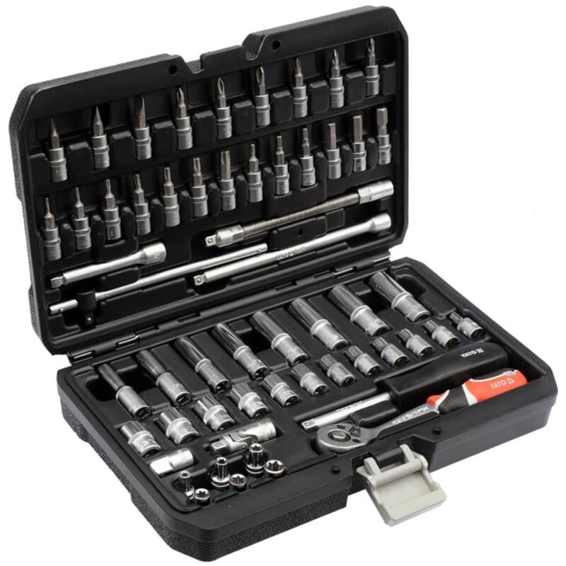 56 Piece Tool Set Metal Black YT-14501 - Yato