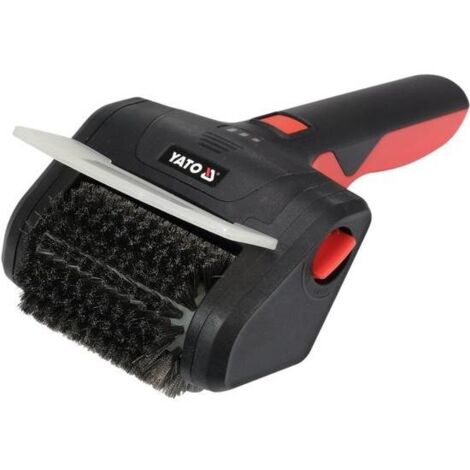 Yato Brosse à gril électrique noir et rouge 25 5 cm