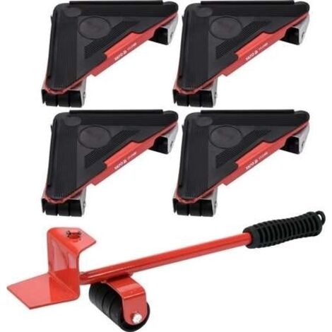 Yato Chariot Porte-Meubles Capacité 300kg Taille 77cm Métallique