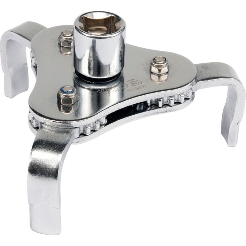 Chiave per filtro olio 63-120 mm - a tre bracci / YT-0826 / Yato