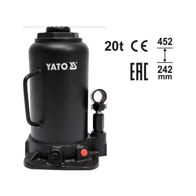 Yato - YT-17008 cric hydraulique et béquille pour véhicule