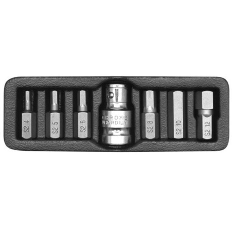 Image of Yato - Sechskant-Schraubendreher-Bits, 7er-Set / YT-0412 /