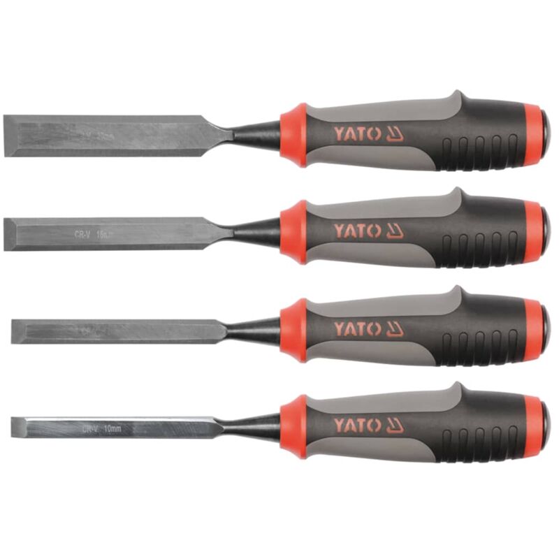 

YATO Juego de cinceles para madera 4 piezas