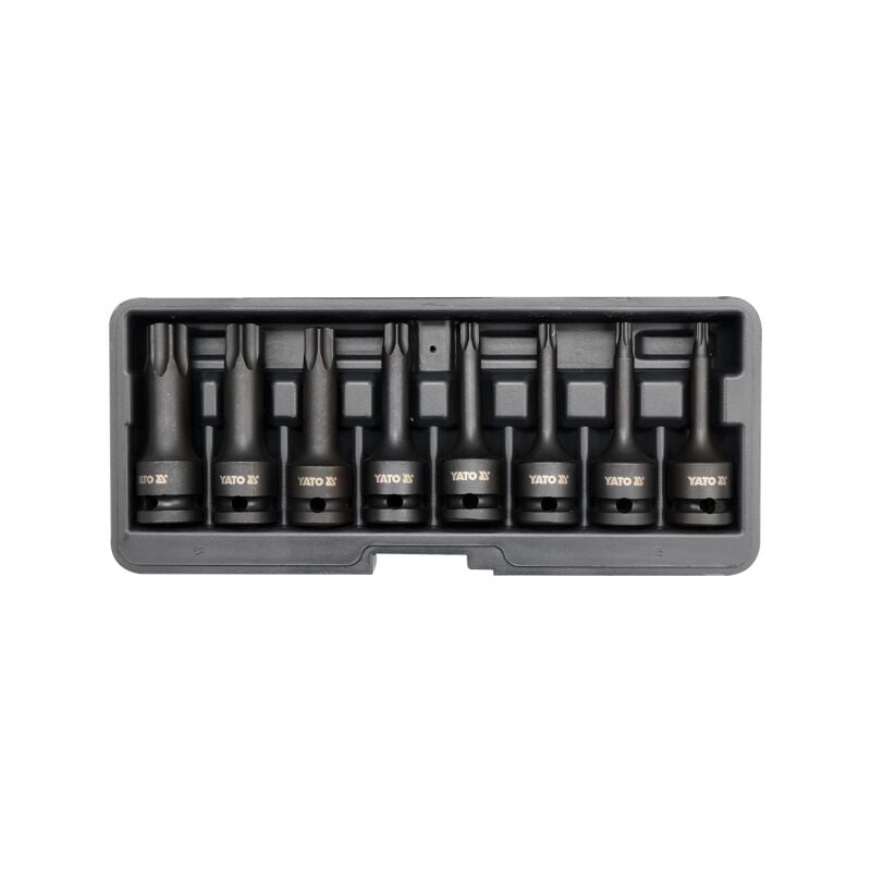 Yato - YT-1065 - douille de impact sets 8pcs torx 1/2 '