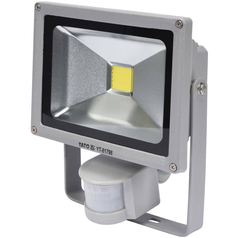 

Lámpara LED con detector de movimiento gris 20 W - Gris - Yato