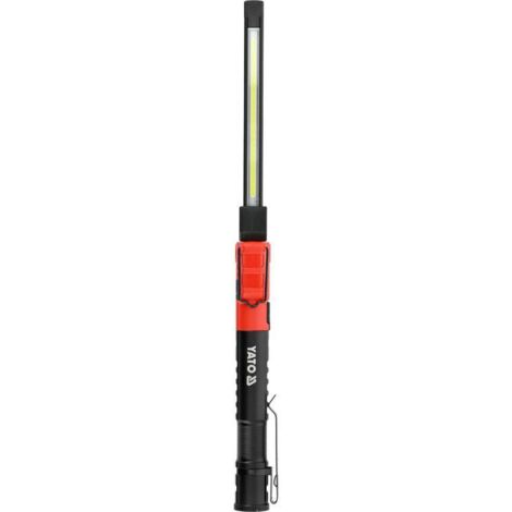 Yato, modèle YT-08525, deslim 350lm lampe d'atelier, idealpour les travaux mécaniques et les réparations, design mince et efficace, fournit un éclairage lumineux et durable.