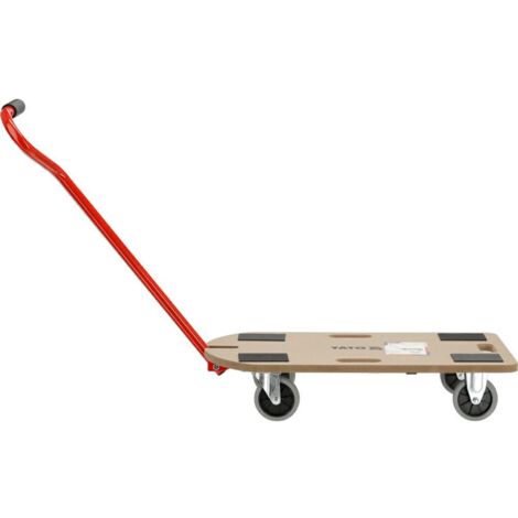 YATO, modèle YT-37423, Chariot de plateforme de transport 250 kg, idéal pour déplacer des matériaux lourds, structure robuste, grande capacité plateforme de, professional tool