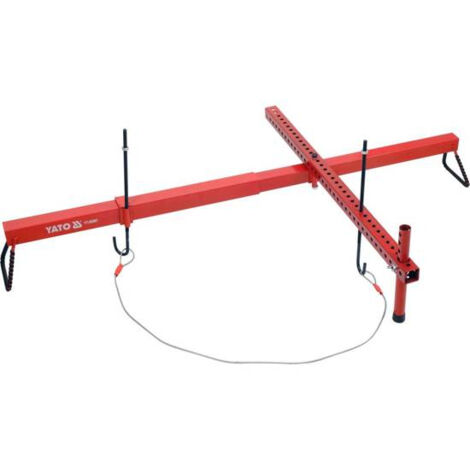 YATO, modello YT-55567, Trave di sospensione del motore con traversa, ideale per lavori di manutenzione e riparazione di veicoli, utensile professionale per impieghi gravosi