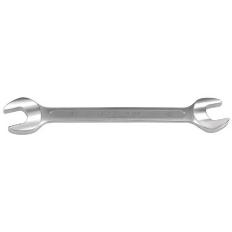 Yato, modelo YT-0376 24x27mm, Doble llave de extremo abierto 24x27mm, ideal para trabajos mecánicos, resistente y duradera, perfecta para reparaciones y mantenimiento