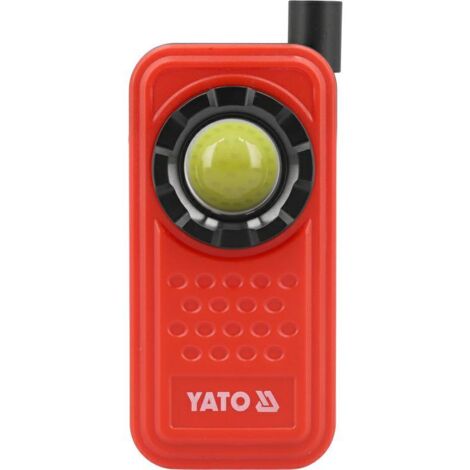 Yato, modelo YT-08554, Linterna de trabajo 600lm 3 en 1, ideal para trabajos de mecánica y reparación, multifuncional, portátil y de alta calidad.