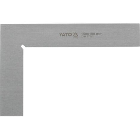 YATO, modelo YT-70752, Esquinero de herrero 150x100 mm, ideal para carpintería, metalurgia y construcción, herramienta profesional de alta precisión y durabilidad.