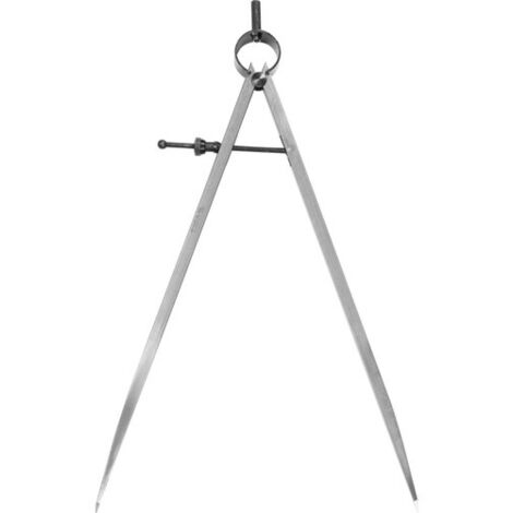 YATO, modelo YT-72108, Compás, ideal para trabajos de precisión en carpintería, metalurgia y dibujo técnico, color Negro y Gris, herramienta profesional de alta calidad.