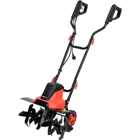 YATO Motobineuse de jardin électrique - 1500W - 6 lames - largeur de travail 40cm