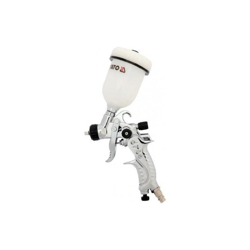 Yato - professional hvlp air spray gun with fluid cup 0.8 mm, 0.1 l