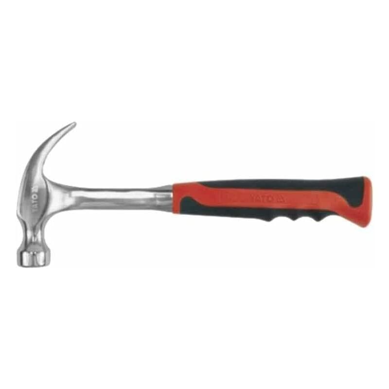 professional claw hammer 450gr soft grip handle, hardened tempered (YT-4560 - Yato