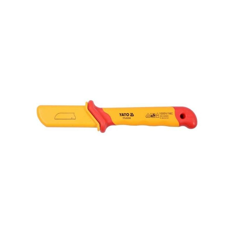 professional insulated VDE 1000V cable stripper, 180 mm (YT-21210) - Yato