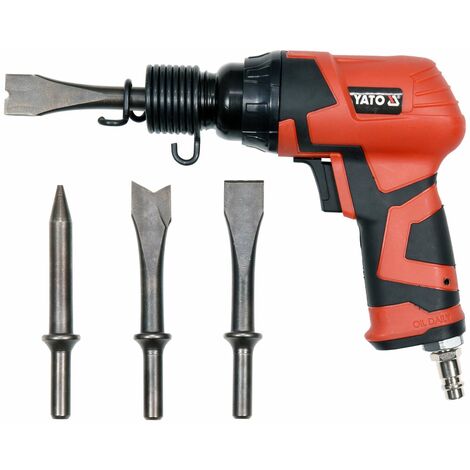 YATO Profi Druckluft Meisselhammer inkl. 4 Meissel YT-09904