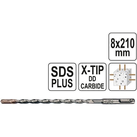 SDS-plus Hammerbohrer 4-schneidig Durchmesser 14 mm Länge 210 mm Profiwerkzeug 