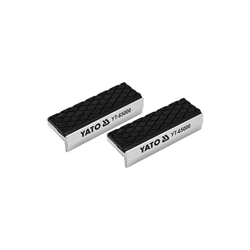 Yato - mâchoires de protection professionnelles en aluminium avec revêtement souple 2 pièces, magnétique, universelle, protection