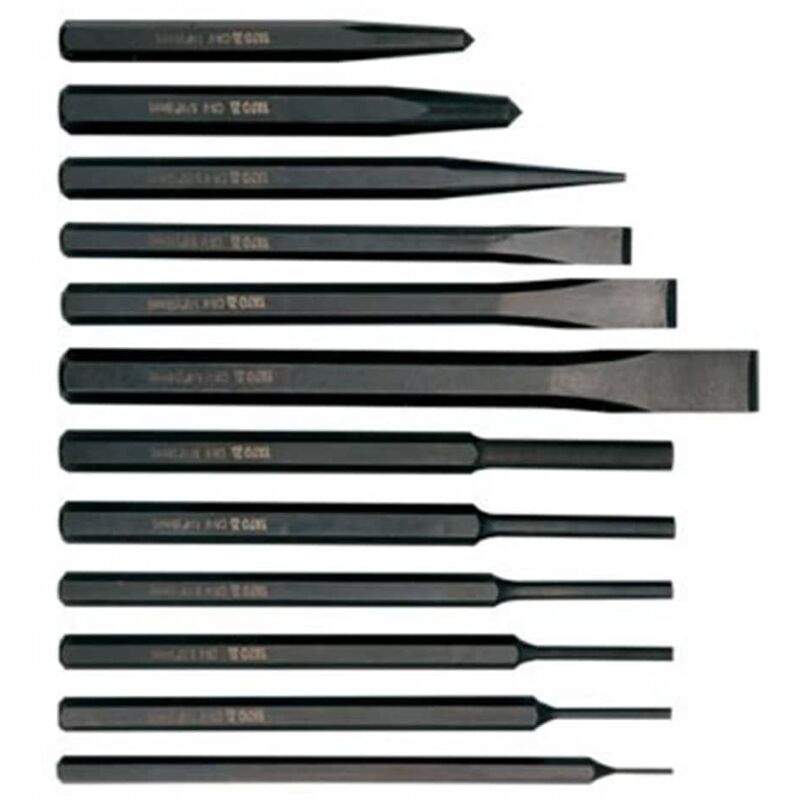 

Set de cinceles y punzones 12 piezas CrV YT-4714 - Yato