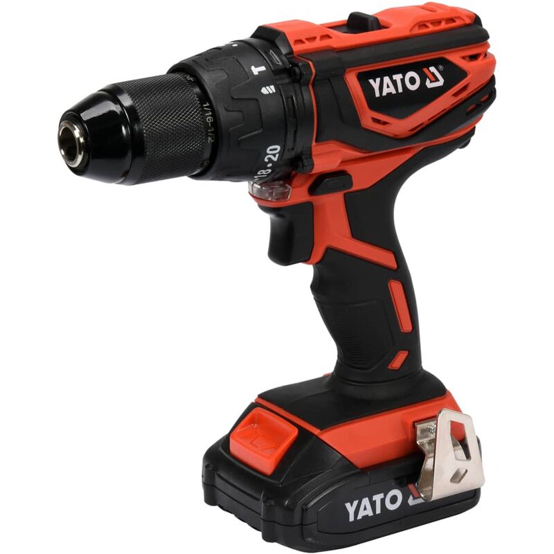 

YATO Taladro de impacto con batería de iones de litio 2,0Ah 18 V 40 Nm